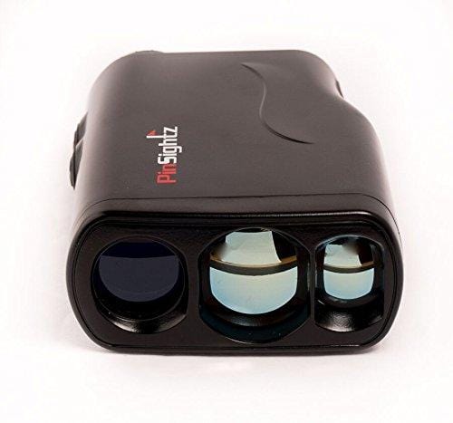 PinSightz Golf Range Finder (Laser Accurate) Distance, Slope, Speed, Height, and Ranging | Vibration Lock with Pin Finder | Fog and Interference Protection | Incl. Case and Battery