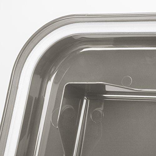 IRIS USA, MP-8/MP-1/SCP-2, 3- Piece Airtight Pet Food Storage Container Combo, Chrome, 1 Pack