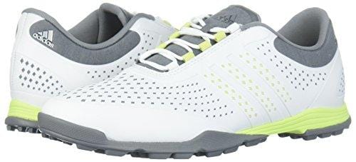 adidas Women's Adipure Sport Golf Shoe, White/Semi Frozen Yellow/Grey, 8.5 Medium US [product _type] adidas - Ultra Pickleball - The Pickleball Paddle MegaStore