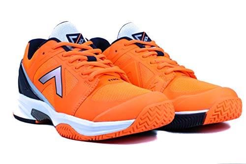 Tyrol Men's Striker Pro Series Pickleball Shoe (13, Orange/Navy)