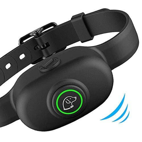 Dog Bark Collar, Humane Anti Barking Training Collar, Adjustable Stop Barking Collar for Small Medium Large Dogs, Best No Barking Control Dog Collar by Moer Sky