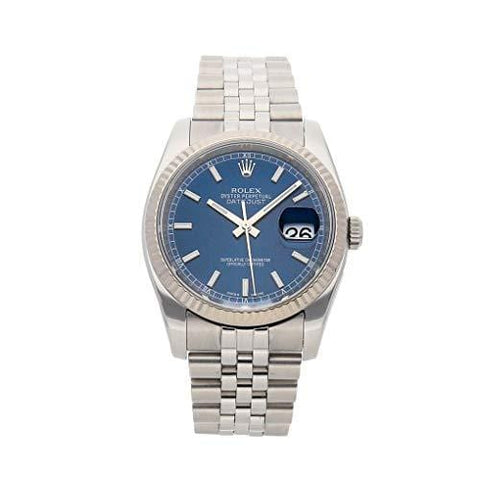 Rolex Datejust Mechanical (Automatic) Blue Dial Mens Watch 116234 (Certified Pre-Owned)