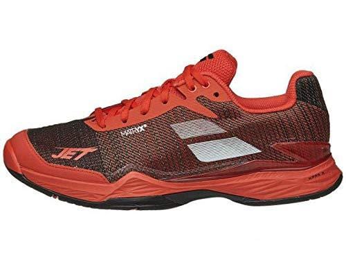 Babolat Men's Jet Mach II All Court Tennis Shoes, Orange.com/Black, 9 D(M) US