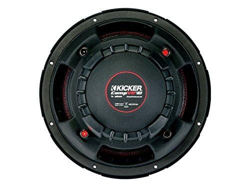 Kicker CVR104 (43CVR104) CompVR 10-Inch (25cm) Subwoofer, Dual Voice Coil, 4-Ohm, 350W