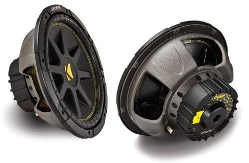 Kicker 12-Inch 300W Power Car Audio Subwoofers Subs C124, Pair | 10C124