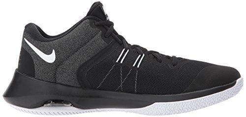 Nike Men's Air Versitile II Basketball Shoe, Black/White, 8.5 Regular US