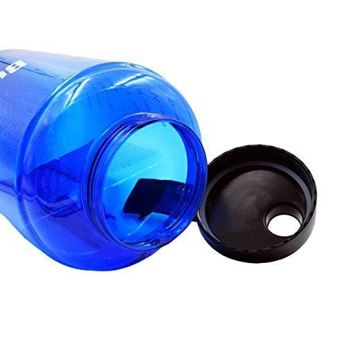1 Gallon(83OZ) Water Bottle Inspirational Fitness Workout Sports Water Bottle with Time Marker Times for Measuring Your H2O Intake, BPA Free Non-Toxic,Leak Proof Lid (83OZ, Blue) [product _type] BuildLife - Ultra Pickleball - The Pickleball Paddle MegaStore