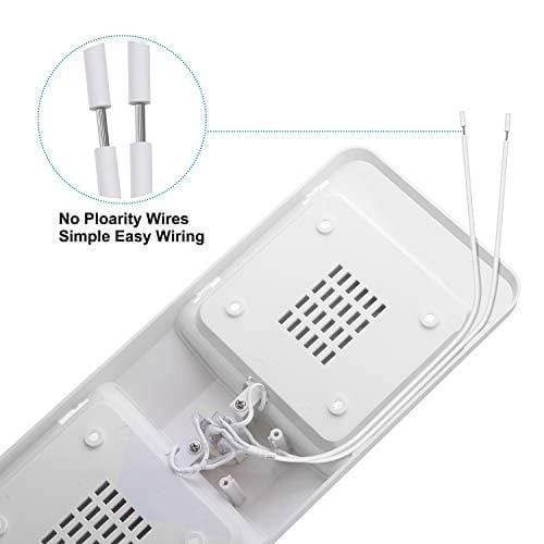 TURN RAISE Upgraded DC 12V RV LED Ceiling Double Dome Light, 48 Pcs LED Super Bright RV Interior Lighting for Car/RV/Trailer/Camper/Boat,Warm White 600 Lumens,4 Pack