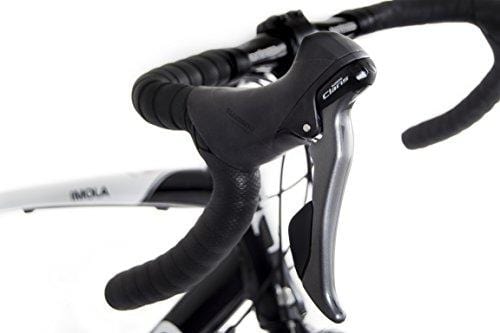 Tommaso Imola Endurance Aluminum Road Bike, Shimano Claris R2000, 24 Speeds - Black - Medium - Ultra Pickleball