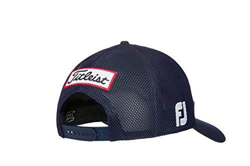 Titleist Men's Tour Performance Mesh Golf Hat, Navy/White