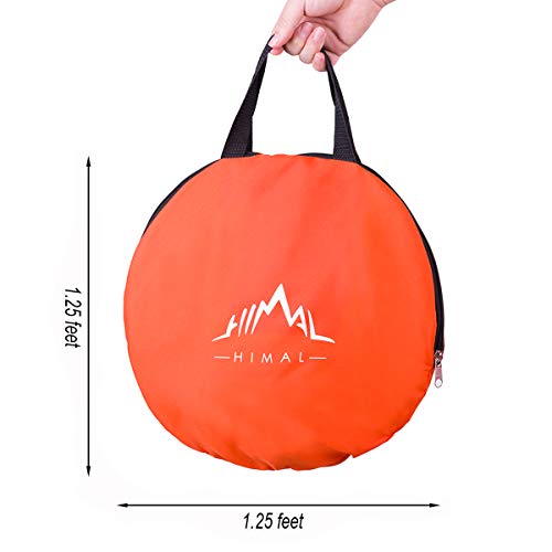 Himal Collapsible Portable 5 Holes Cornhole Game Cornhole Set Bounce Bean Bag Toss Game with 10 Bean Bags,Tic Tac Toe Game Double Games (3 x 2-Feet, Single Board)