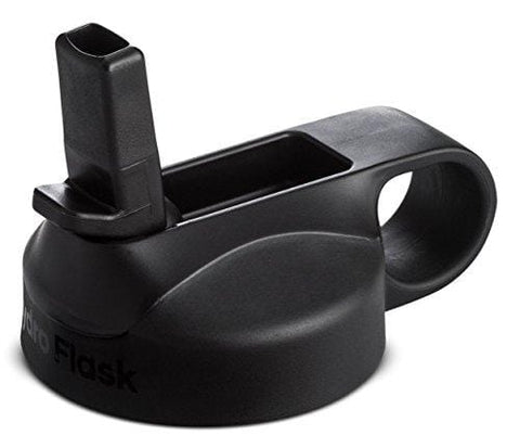 Hydro Flask Wide Mouth BPA Free Insulated Sports Water Bottle Straw Lid, Black