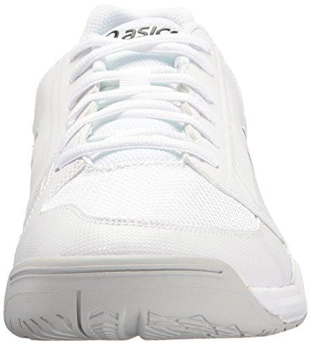 ASICS Men's Gel-Dedicate 5 Tennis Shoe, White/Silver, 10.5 M US
