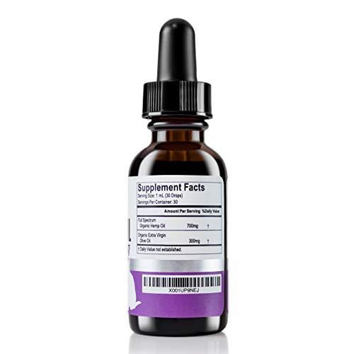 Hemp Oil For Pets By Benefurry | 700mg | Ultimate Pet Health Formula | Pet Anxiety, Hip & Joint Care, Overall Pet Health | USA Grown Hemp (For Cats)