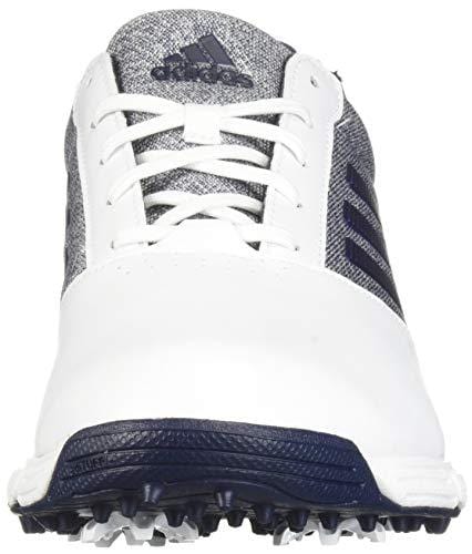 adidas Womens TECH Response Golf Shoe, White/Silver Metallic/Indigo, 6 M US [product _type] adidas - Ultra Pickleball - The Pickleball Paddle MegaStore