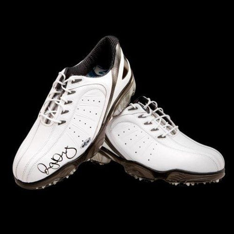 Rory McIlroy Autographed FootJoy White Golf Shoes
