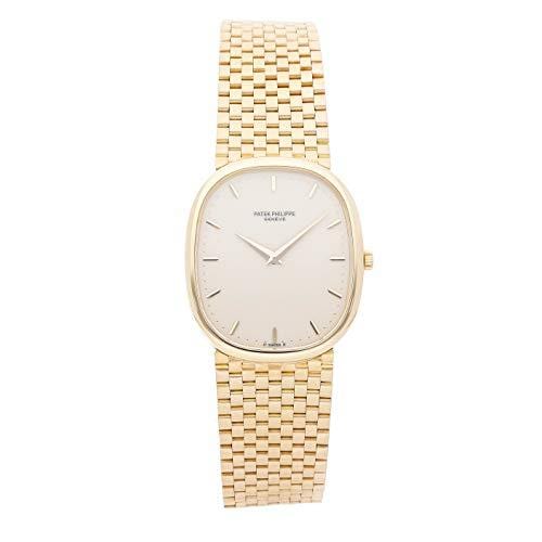 Patek Philippe Ellipse Quartz (Battery) Cream Dial Mens Watch 3838 (Certified Pre-Owned)
