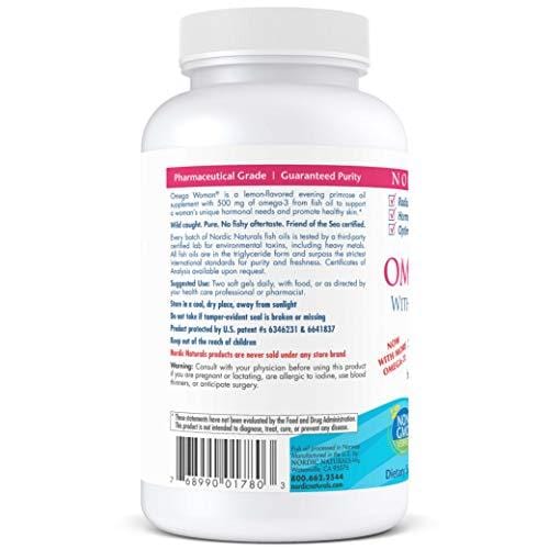 Nordic Naturals - Omega Woman, Evening Primrose Oil Blend, 120 Soft Gels
