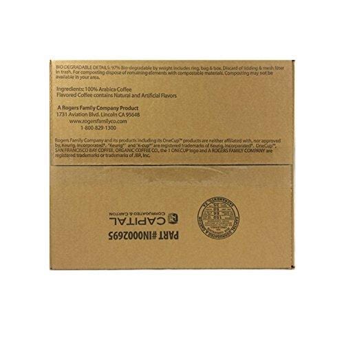 San Francisco Bay OneCup, Organic Rainforest Blend, Single Serve Coffee K-Cup Pods (80 Count) Keurig Compatible