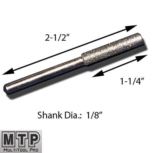 MTP Tm 5pc 7/32" Diamond Chainsaw Sharpener Burr Stone File Fits Dremel 1453 Craftsman Chicago Black & Decker Husqvarna Ryobi Echo Poulan Gas / Electrical Chain Saw