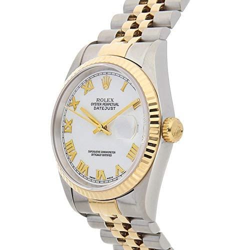 Rolex Datejust Mechanical (Automatic) White Dial Mens Watch 16233 (Certified Pre-Owned)