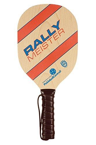 Rally Meister Pickleball Net, Paddle and Ball Set (Includes Matching Rally Orange Metal Frame + Net + 4 Paddles + 4 Balls + Rules Sheet in Carry Bag)