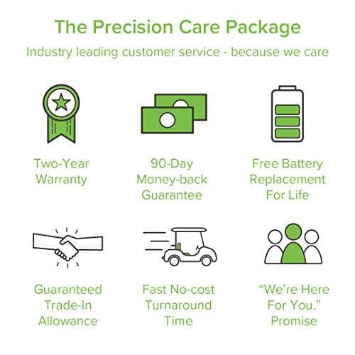 Precision Pro Golf, NX7 Golf Rangefinder, Laser Golf Rangefinder with Pulse Vibration, 400 Yard Range, 6X Magnification, 2-Year Warranty, Free Lifetime Battery Replacement Service