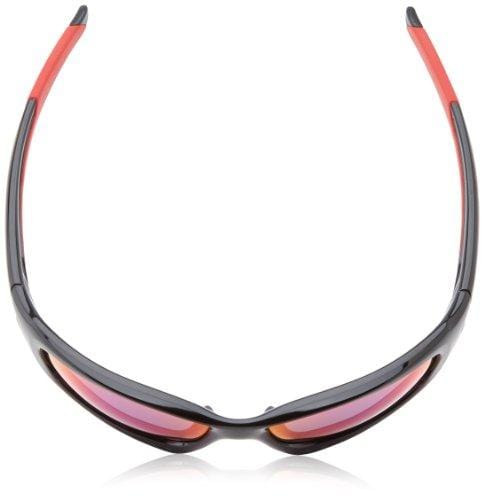 Oakley Valve Non-polarized Rectangular Sunglasses,Polished Black w/ Red Iridium,60 mm
