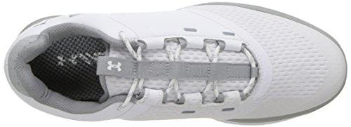 Under Armour Women's Fade RST Golf Shoe, White (102)/Overcast Gray, 7.5