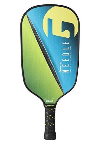 Gamma Needle Elongated Pickleball Paddle: Pickle Ball Paddles for Indoor & Outdoor Play - USAPA Approved Racquet for Adults & Kids - Pink/Blue [product _type] Gamma - Ultra Pickleball - The Pickleball Paddle MegaStore
