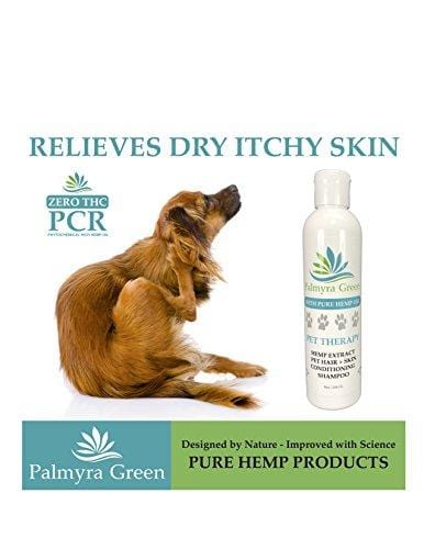 Pet Therapy Hemp Oil Extract Shampoo & Conditioner - Cats & Dogs - Relieves Stress, Hydrates Skin, Soothes Aching Muscles, Cleans/Softens Fur - Relieves Itching, Hot Spots & Rashes.