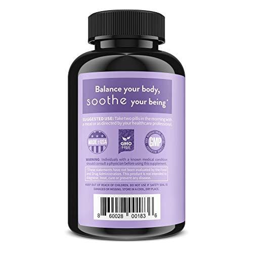 SOOTHE Adrenal Support & Thyroid Support Supplement - Natural Formula That Promotes Energy, Metabolism, Adrenal Fatigue Relief, Stress Response | Ashwagandha, Rhodiola, Zinc | Cortisol Balance | Vegan