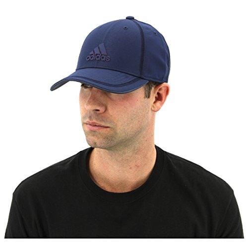 adidas Mens Contract III Structured Adjustable Cap, Mystery Blue/Scarlet, One Size [product _type] adidas - Ultra Pickleball - The Pickleball Paddle MegaStore