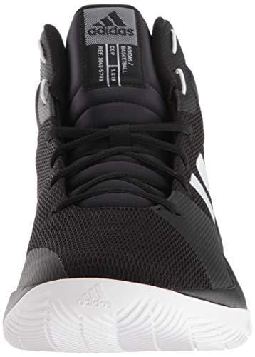 adidas Men's Pro Elevate 2018 Basketball Shoe, White/Black, 11.5 M US