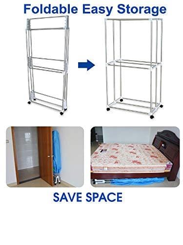 Manatee Clothes Dryer Portable Drying Rack for Laundry 1200W - 33 LB Capacity Energy Saving (Anion) Folding Dryer Quick Dry & Efficient Mode Digital Automatic Timer with Remote Control