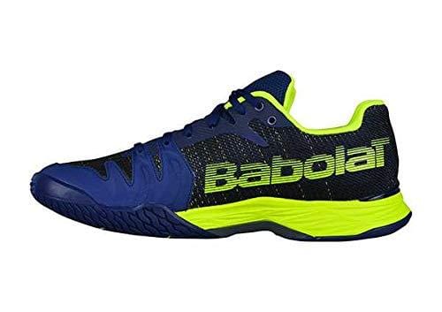 Babolat Men's Jet Mach II Tennis Shoes - Estate Blue/Fluo Yellow (8)