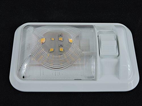 Leisure LED 5 Pack 12V Led RV Ceiling Dome Light RV Interior Lighting for Trailer Camper with Switch, Single Dome 300LM (Natural White 4000-4500K, 5-Pack)