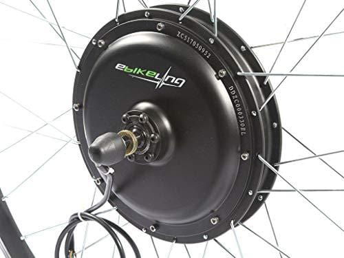 EBIKELING 48V 1200W 700C Direct Drive Front Or Rear Electric Bicycle Conversion Kit (Rear/LED/Twist)