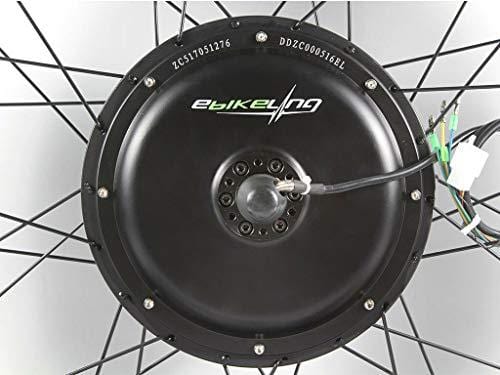 EBIKELING 48V 1200W 700C Direct Drive Front Or Rear Electric Bicycle Conversion Kit (Rear/LED/Twist)