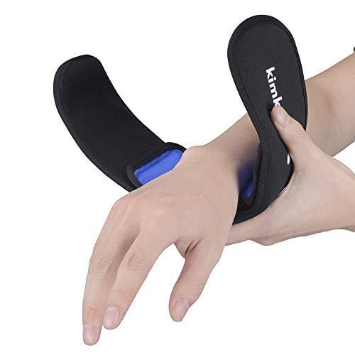 Foot&Ankle Ice Pack Wrap-2 Gel Packs for Pain Relief -Hot/Cold Therapy for Injuries, Sprains, Muscle Pain,Reusable Freezable and Adjustable (14"×3")