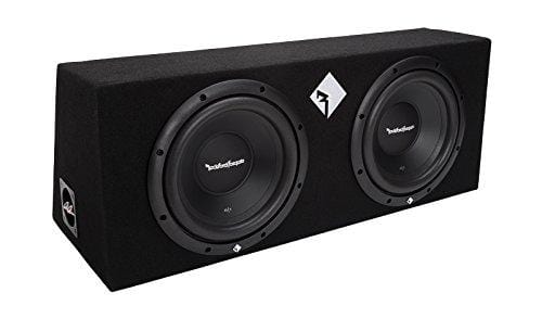 Rockford R12X10 10-Inch 400 Watt Dual Loaded Enclosure, Set of 2