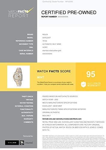 Rolex Datejust Automatic-self-Wind Female Watch 79163 (Certified Pre-Owned)