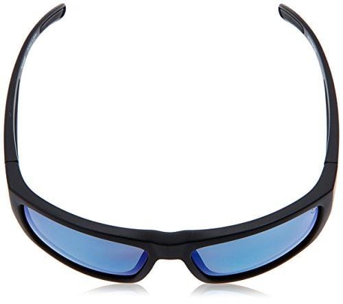 Spy Optic Rover Square Sunglasses, Soft Matte Black/Happy Gray/Green Polar/Dark Blue Spectra, 1.5 mm