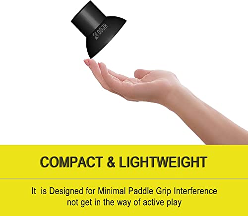 EASYPICK Pickleball Ball Retriever Picker Upper: Fits All Standard Pickleball Paddles, Easy Attaches Pickleball Paddles, The Easy Way Pick Up Pickleball Balls Without Bending Over, Black (1 Pack)