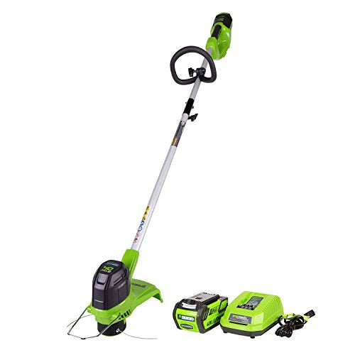 Greenworks 12-Inch 40V Cordless String Trimmer, 2.0Ah Battery and Charger Included 2101602