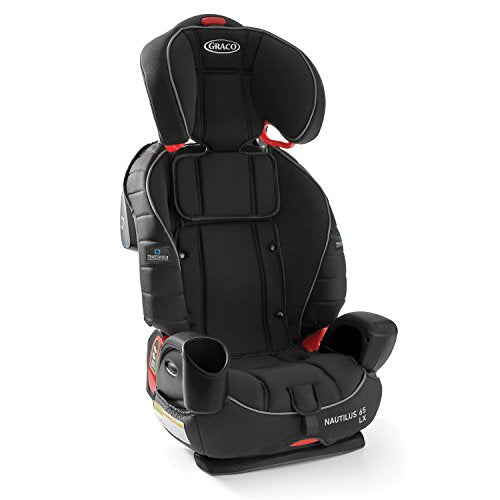 Graco Nautilus 65 LX 3 in 1 Harness Booster Car Seat, Featuring TrueShield Side Impact Technology