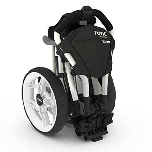 Clicgear Rovic Model RV1C Compact | 3-Wheel Golf Push Cart (Arctic/White)