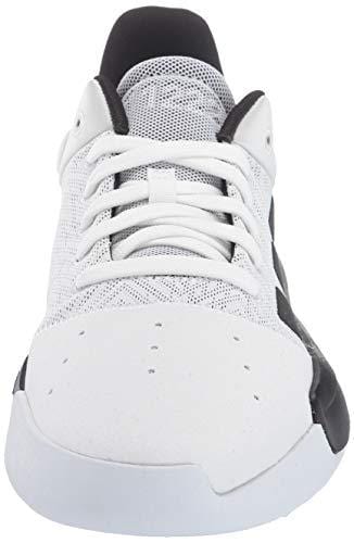adidas Men's Pro Adversary Low 2019, White/Black/Grey, 9.5 M US
