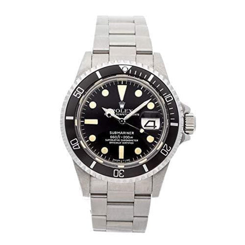 Rolex Submariner Mechanical (Automatic) Black Dial Mens Watch 1680 (Certified Pre-Owned)