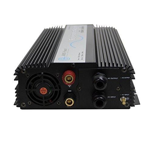 AIMS Power PWRIX120012S 1200 Watt Pure Sine Inverter, Built In Transfer Switch, 10 Amp Transfer, Fans Constant, Pure Sine Output